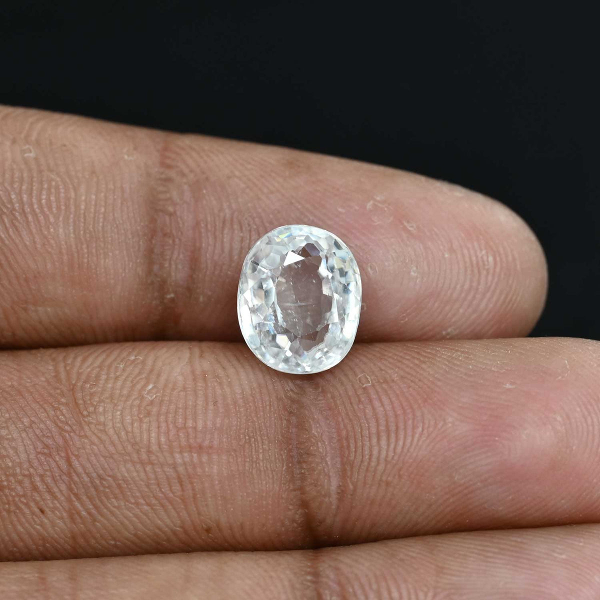 White Zircon 6.12 Carat