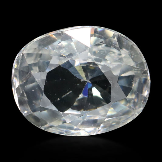 White Zircon 6.07 Carat