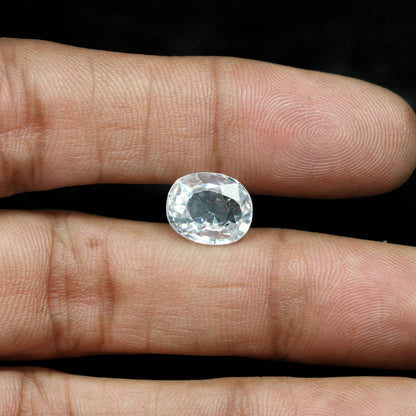 White Zircon 6.07 Carat