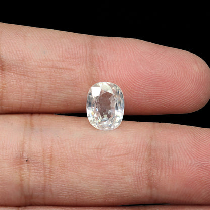 White Zircon 5.07 Carat