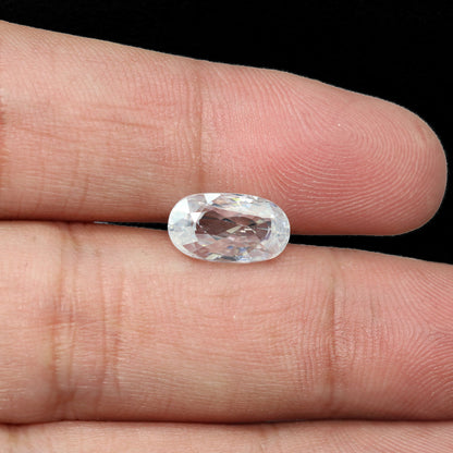 White Zircon 5.12 Carat