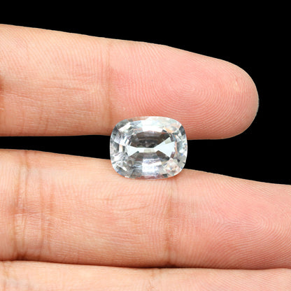 White Zircon 7.27 Carat