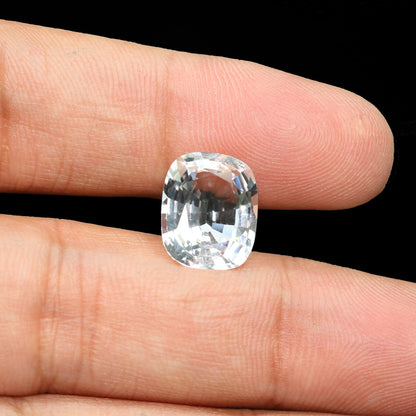 White Zircon 7.27 Carat