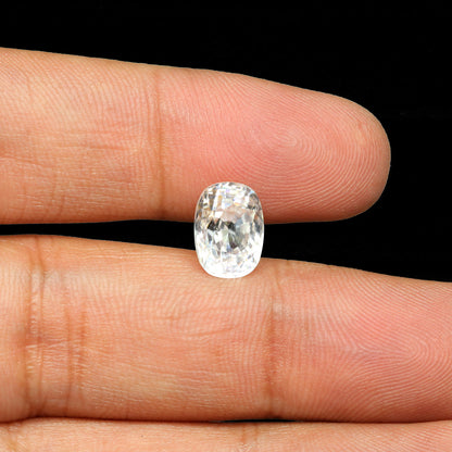 White Zircon 5.87 Carat