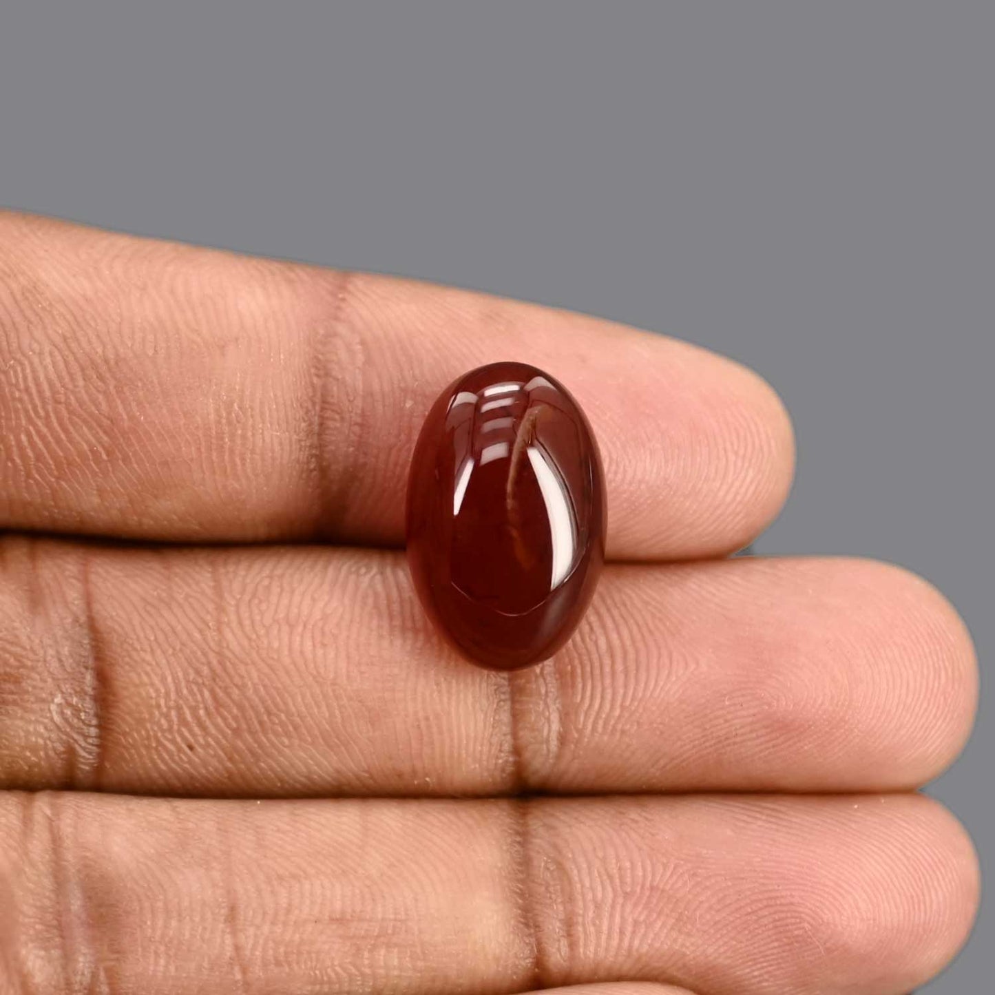 Red Yemeni Aqeeq 12.87 Carat
