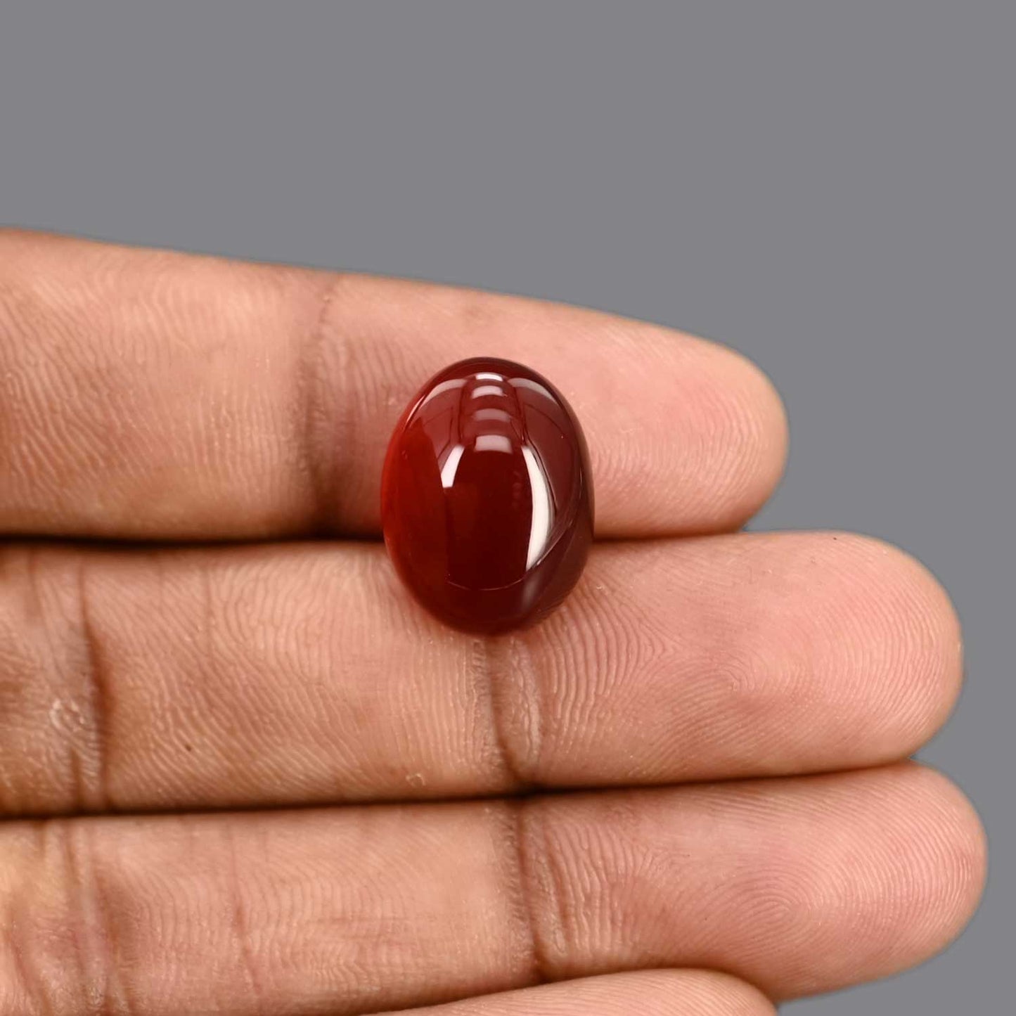 Red Yemeni Aqeeq 12.64 Carat