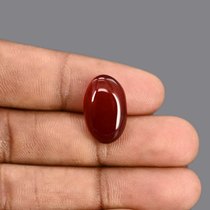 Red Yemeni Aqeeq 11.98 Carat
