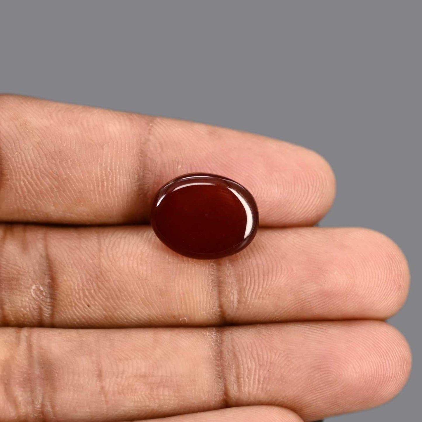 Red Yemeni Aqeeq 9.77 Carat