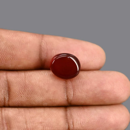 Red Yemeni Aqeeq 9.16 Carat - YMHAK16453916
