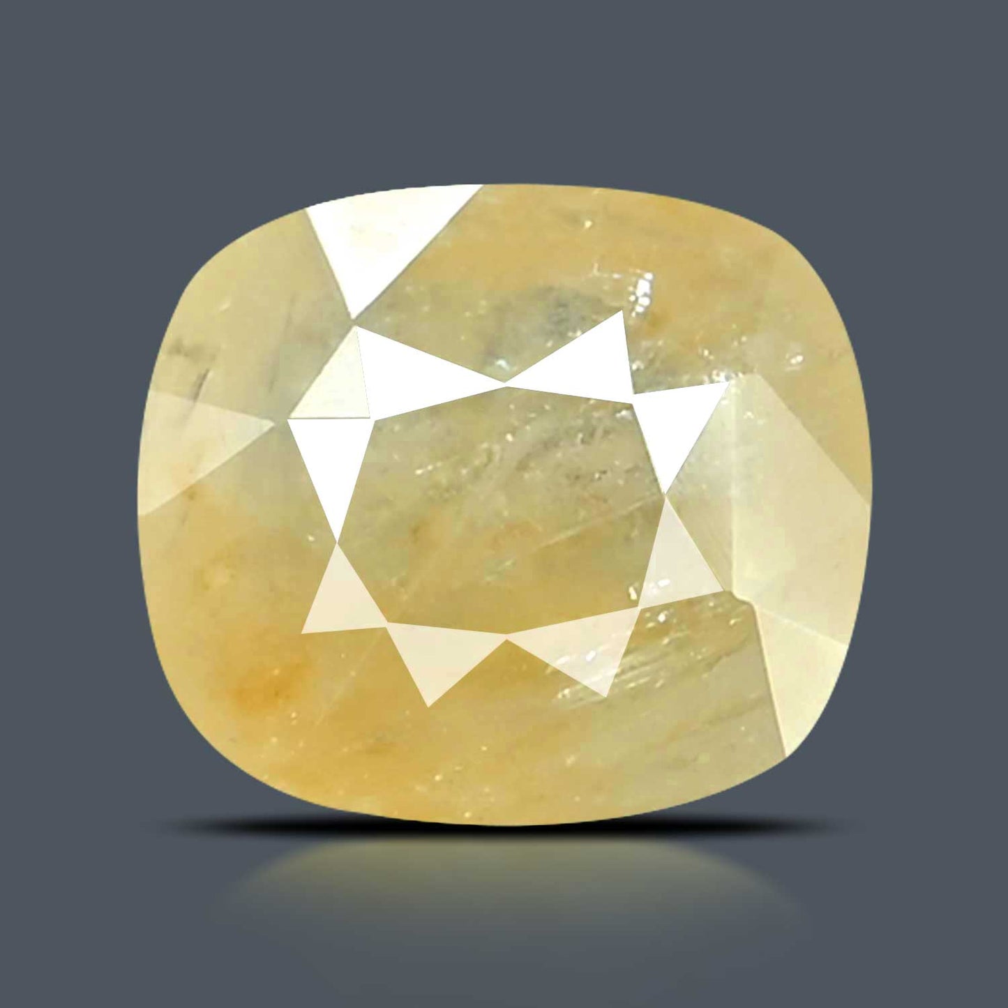Yellow Sapphire (Pukhraj) Myanmar (Burma) Cts 9.68 Ratti 10.64