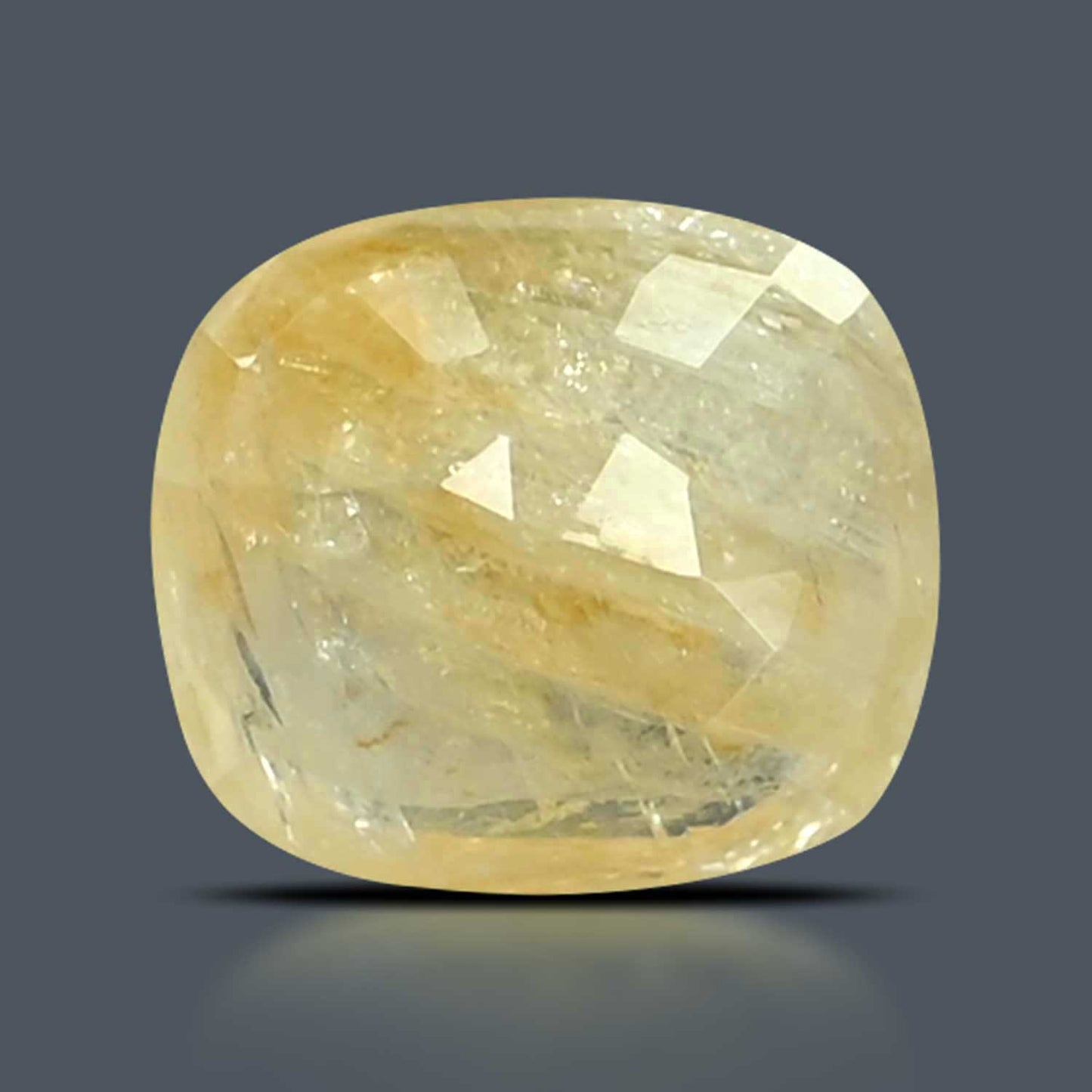 Yellow Sapphire (Pukhraj) Myanmar (Burma) Cts 9.68 Ratti 10.64
