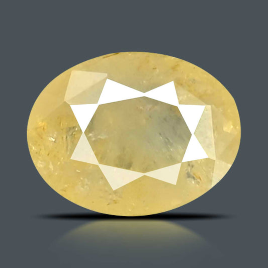 Yellow Sapphire (Pukhraj) (Srilanka) Cts 5.48 Ratti 6.02