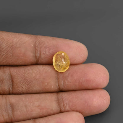 Yellow Sapphire (Pukhraj) - 4.93 Carat