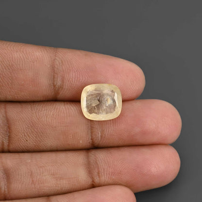 Yellow Sapphire (Pukhraj) - 6.79 Carat