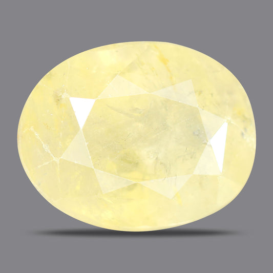 Natural Yellow Sapphire( Pukhraj) Srilanka Cts 9.05 Ratti 9.96