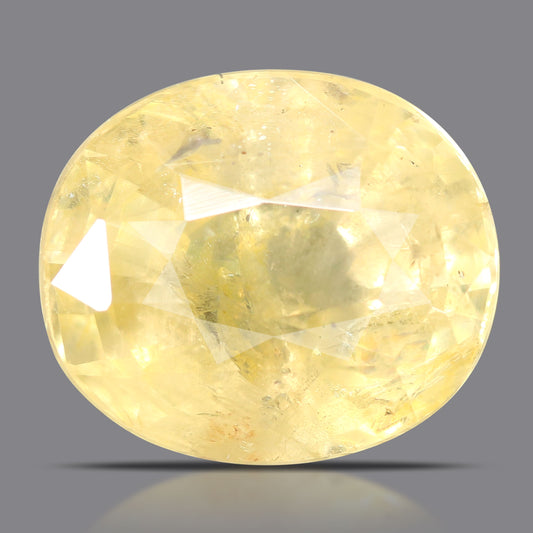 Natural Yellow Sapphire( Pukhraj) Srilanka Cts 8.33 Ratti 9.16