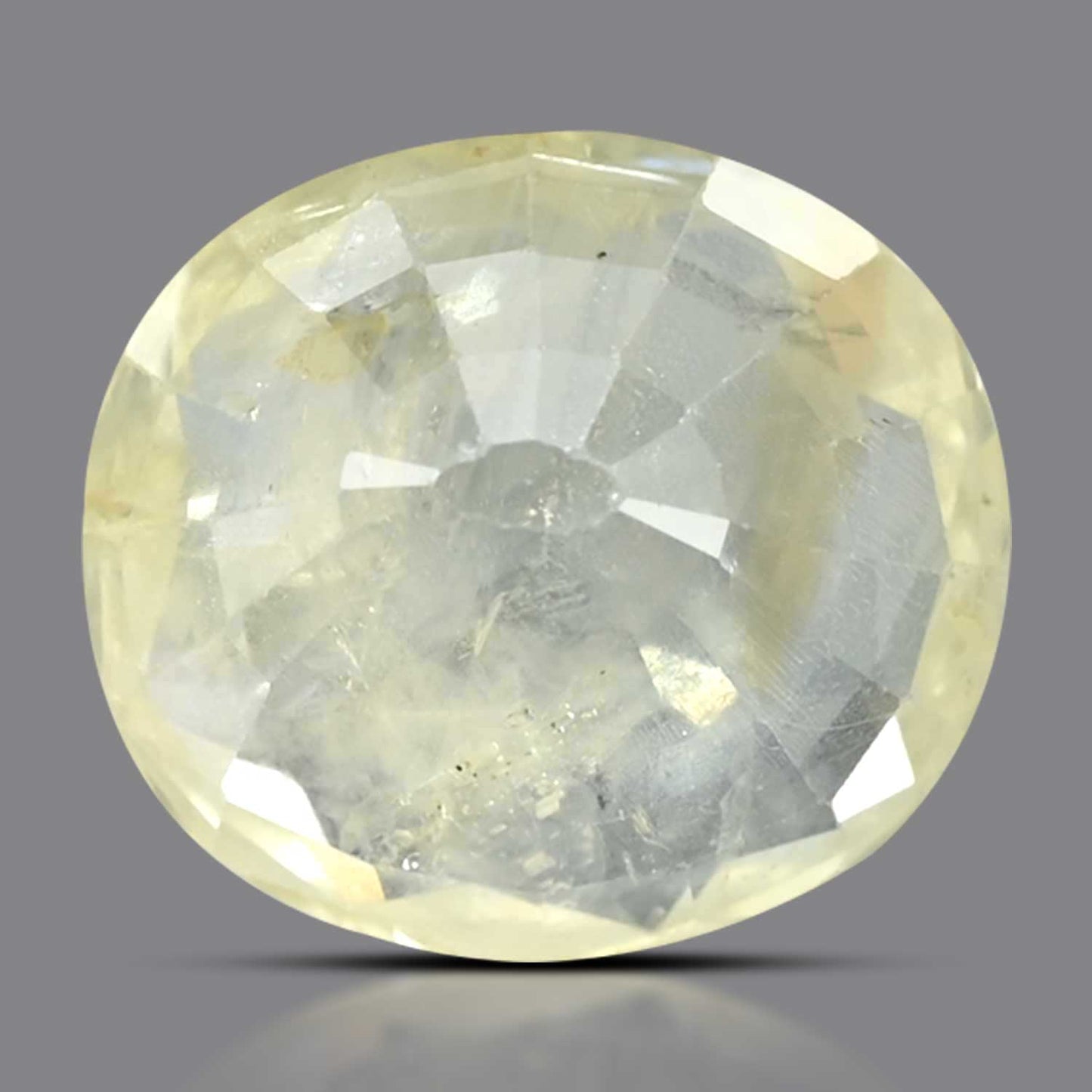 Yellow Sapphire Stone - 6.08 Carat