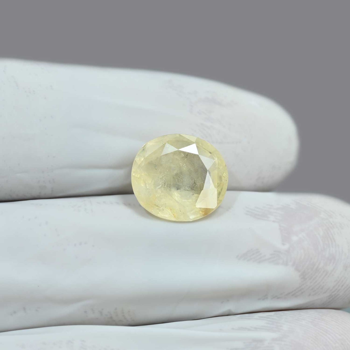 Yellow Sapphire Stone - 6.08 Carat