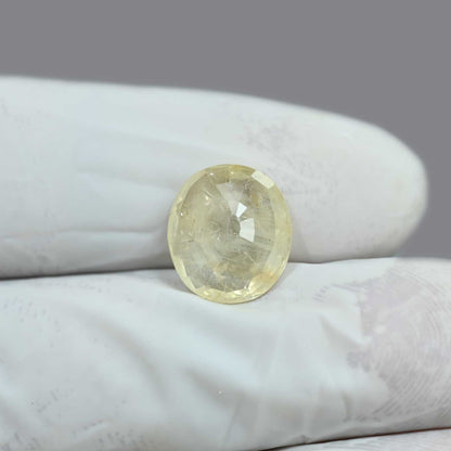 Yellow Sapphire Stone - 6.08 Carat