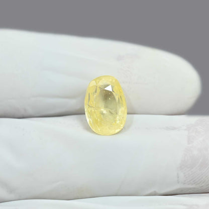 Yellow Sapphire Stone - 5.31 Carat