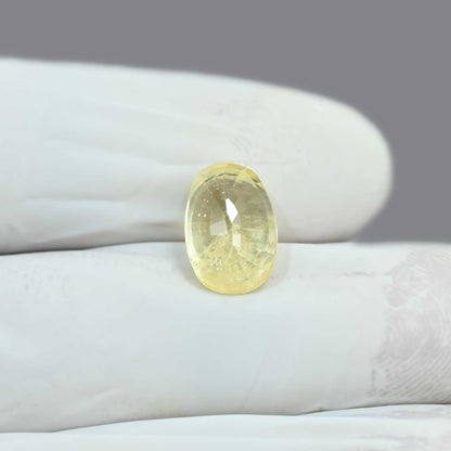 Yellow Sapphire Stone - 5.31 Carat