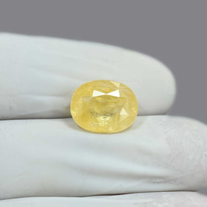 Yellow Sapphire Stone - 8.22 Carat