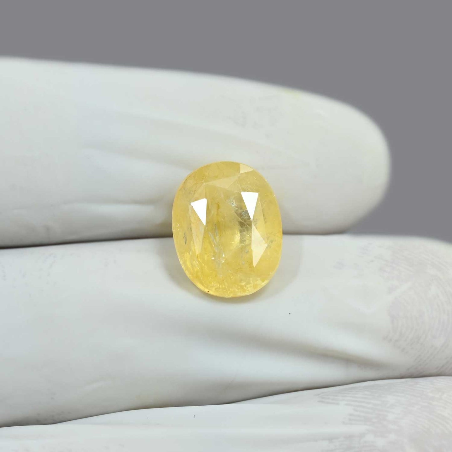Yellow Sapphire Stone - 8.22 Carat