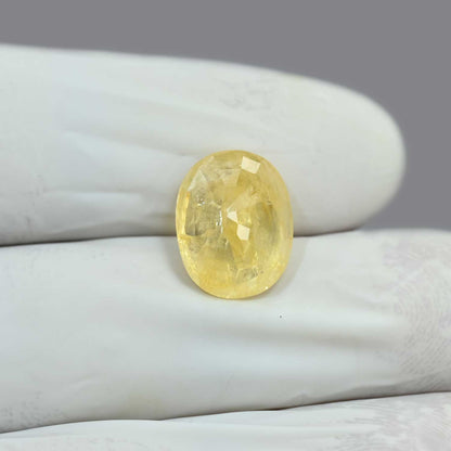 Yellow Sapphire Stone - 8.22 Carat