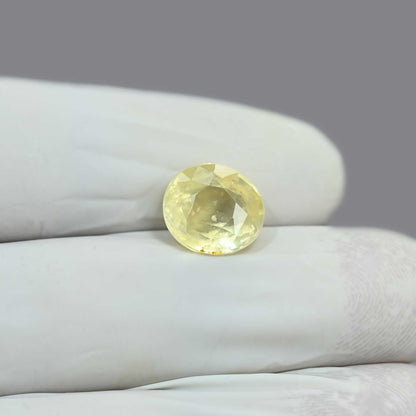 Yellow Sapphire Stone - 5.15 Carat