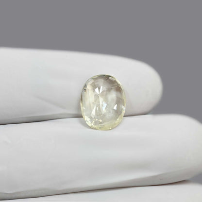 Yellow Sapphire (Pukhraj) - 5.46 Carat