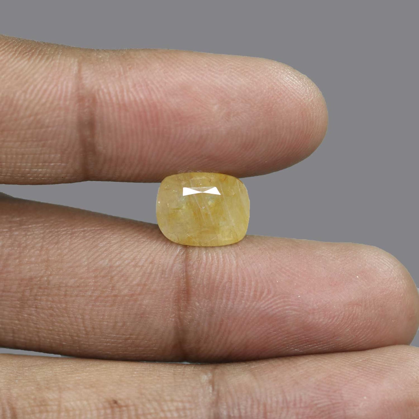 Yellow Sapphire (Pukhraj) - 7.7 Carat