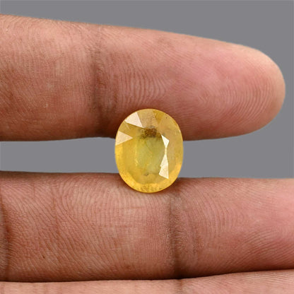 Yellow Sapphire 5.91 Carat