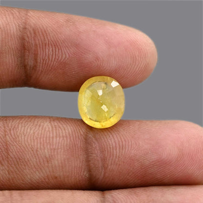 Yellow Sapphire 6.12 Carat