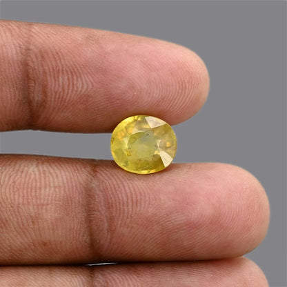 Yellow Sapphire 4.98 Carat
