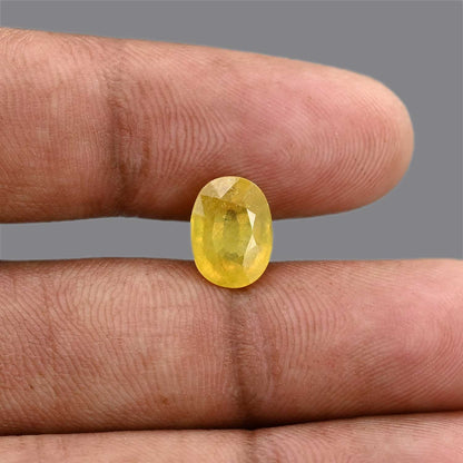 Yellow Sapphire 3.84 Carat