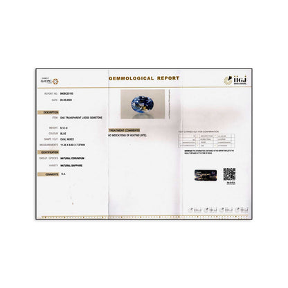 Pitambari Sapphire (Bi Colour) 6.12 Carat