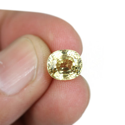 Yellow Zircon 4.9 Carat