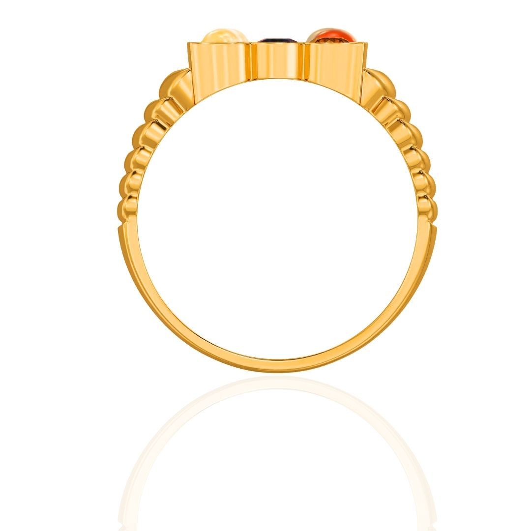 Royal Dome Navratna Men's Ring