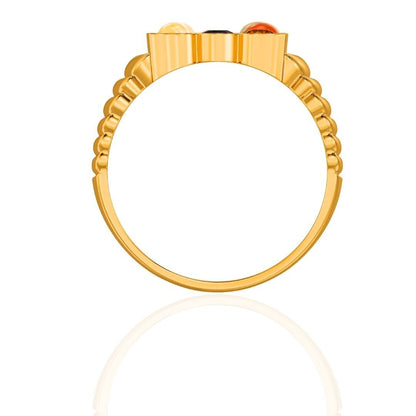 Royal Dome Navratna Men's Ring
