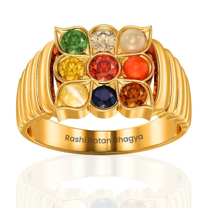 Royal Dome Navratna Men's Ring