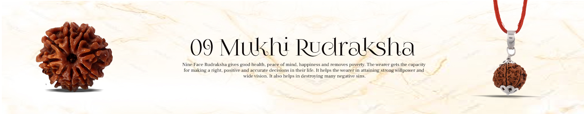 9 Mukhi Rudraksha 