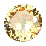 Light Brown American Cubic Zirconia A.D.Cts 9.18 Ratti 10.1