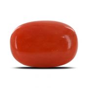 Natural Red Coral (Moonga) Oval Cts 4.74 Ratti 5.2