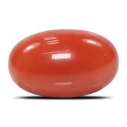 Natural Red Coral (Munga) Oval Cts 6.36 Ratti 7
