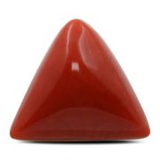 Natural Red Coral (Munga) Triangular Cts 13.28 Ratti 14.61