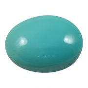 Natural Tourquise (Firoza) (Arizona) Cabochon ITLGJ Certified Cts 17.31 Ratti 19.04